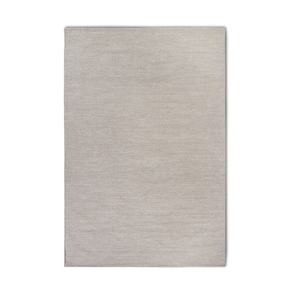 Bézs kézi szövésű gyapjúkeverék szőnyeg 60x90 cm Pradesh Linen White – Elle Decoration