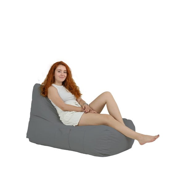 Szürke babzsákfotel Trendy – Floriane Garden-image-1