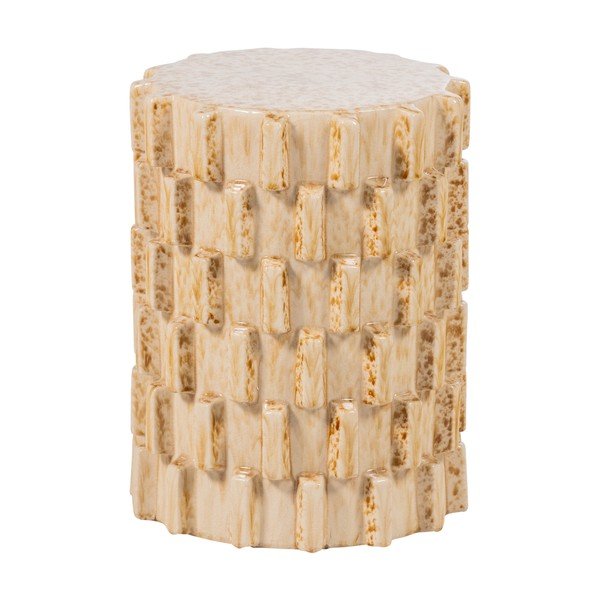 Kerámia kerek tárolóasztal ø 35 cm Axu – WOOOD