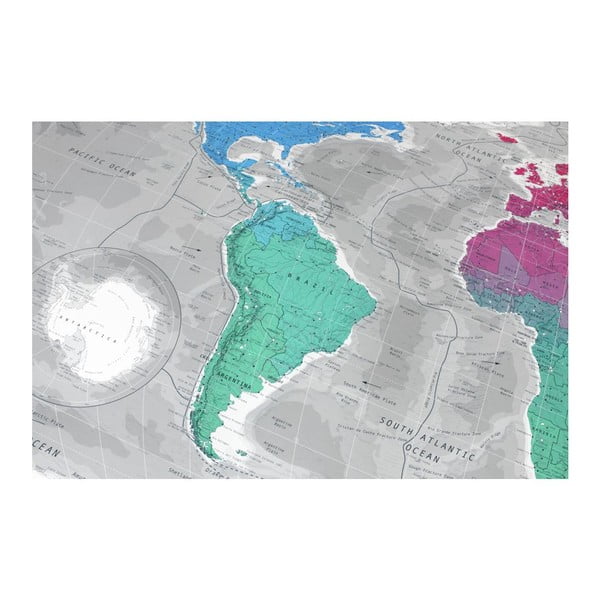 Colourful World mágneses világtérkép, 130 x 72 cm - The Future Mapping Company-image-2