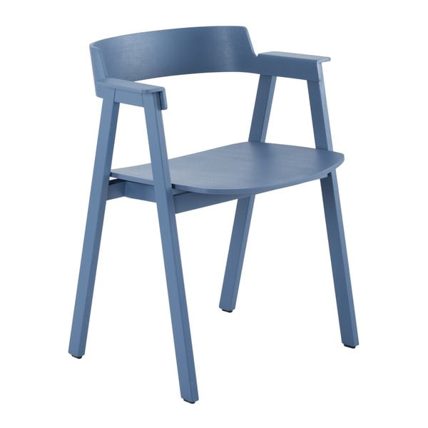 Kék tölgyfa karfás étkezőszék Flip – Gazzda