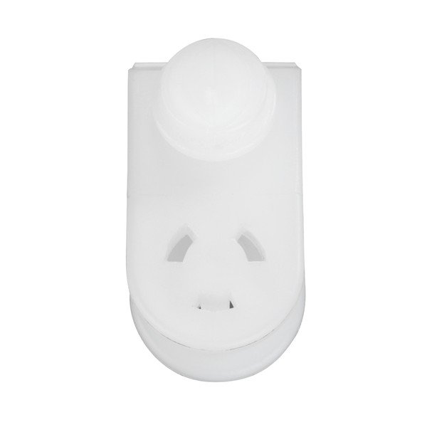 Fehér zuhanyfüggöny akasztó szett 12 db-os 2 cm Era – Wenko-image-1