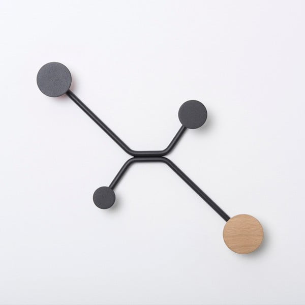 Hook fekete fali akasztó - Gazzda-image-4