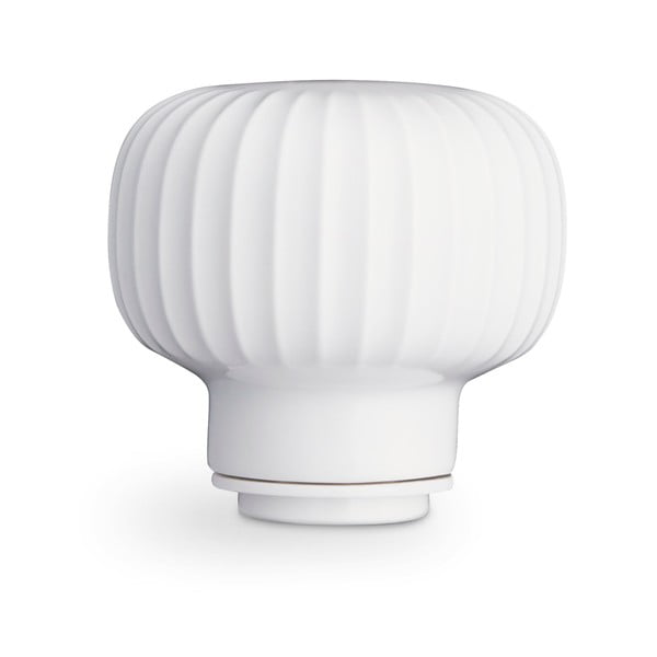 Hammershoi tölgyfa fűszerörlő, fehér porcelán részletekkel, magasság 13 cm - Kähler Design-image-3