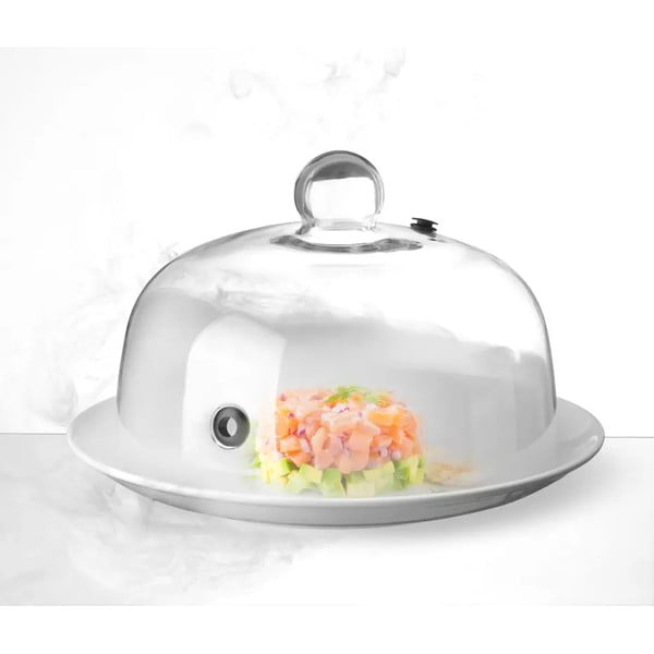 Üvegfedél szellőzővel a füstöléshez - Hendi-image-1