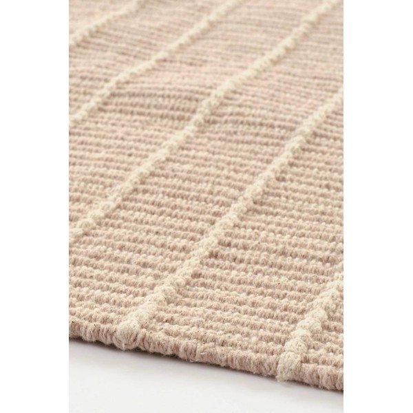 Bézs kézi szövésű pamut futószőnyeg 80x150 cm Irma – Jotex-image-2