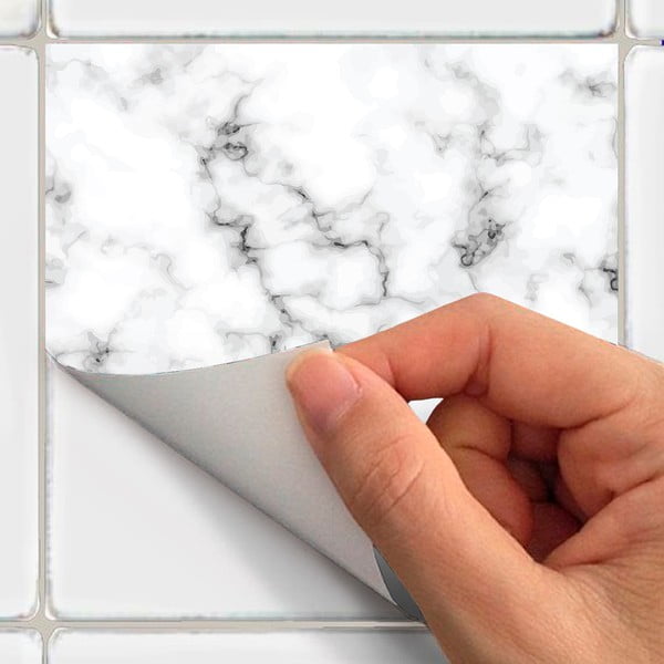 Matrica szett csempére 24 db-os 10x10 cm Marble – Ambiance-image-3