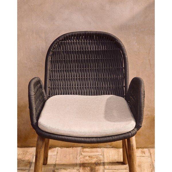 Sötétszürke kerti szék Alipa – Kave Home-image-4