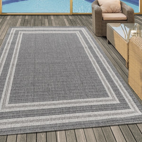 Szürke kültéri szőnyeg 200x290 cm Aruba – Ayyildiz Carpets-image-1
