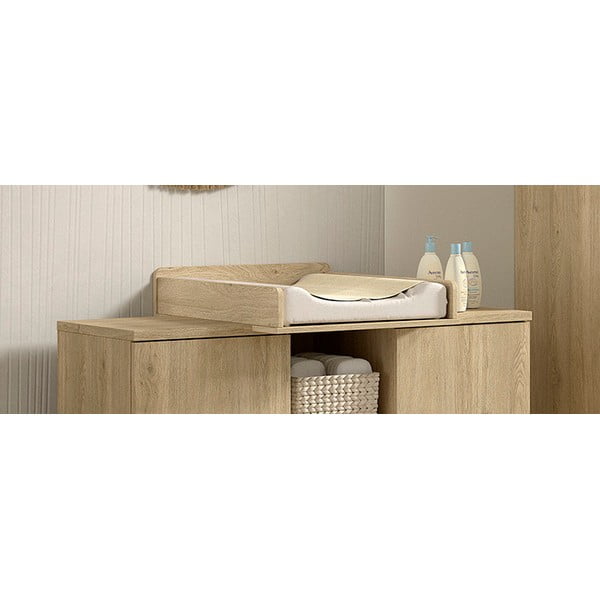 Natúr színű pelenkázó feltét (alkalmas komód mélysége 43 cm) Sam – Vipack-image-1