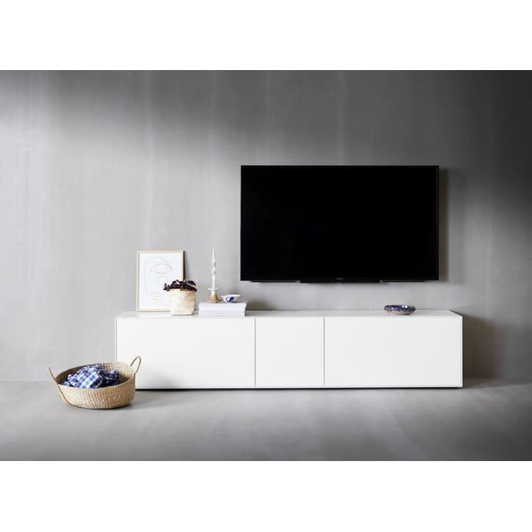 Fehér TV-állvány 225,8x49,2 cm Edge by Hammel - Hammel Furniture-image-1