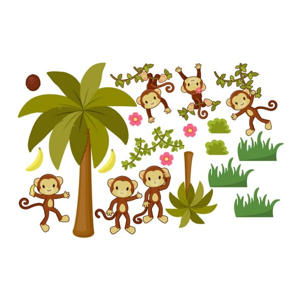 La Jungle öntapadós matrica - Fanastick