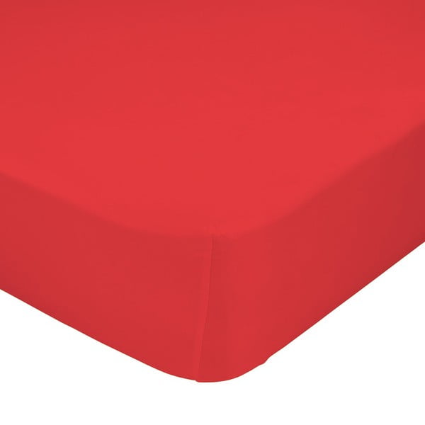 Piros gumis lepedő, 60 x 120 cm