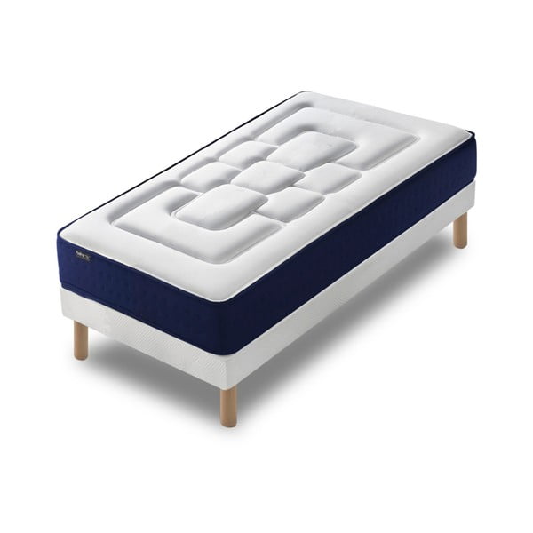 Velours egyszemélyes ágy matraccal, 80 x 200 cm - Bobochic Paris