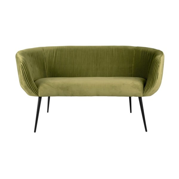 Zöld kanapé bársony felülettel Majestic - Leitmotiv