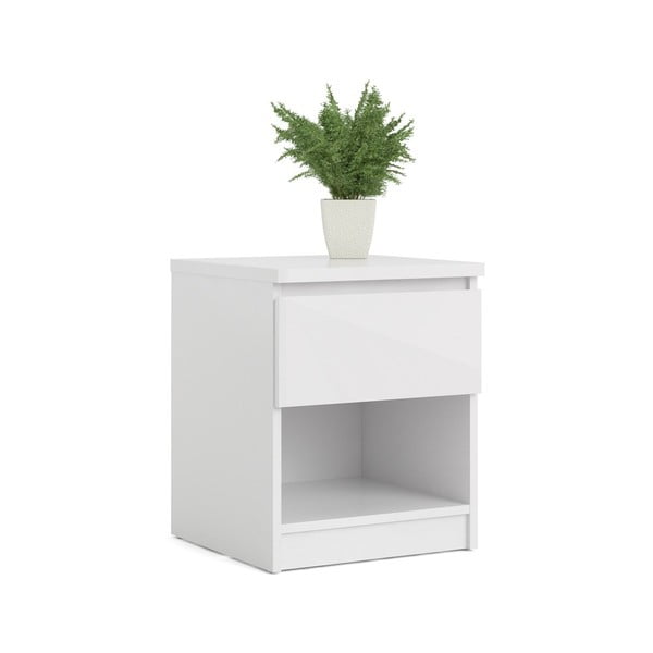 Fehér éjjeliszekrény Naia - Tvilum-image-2