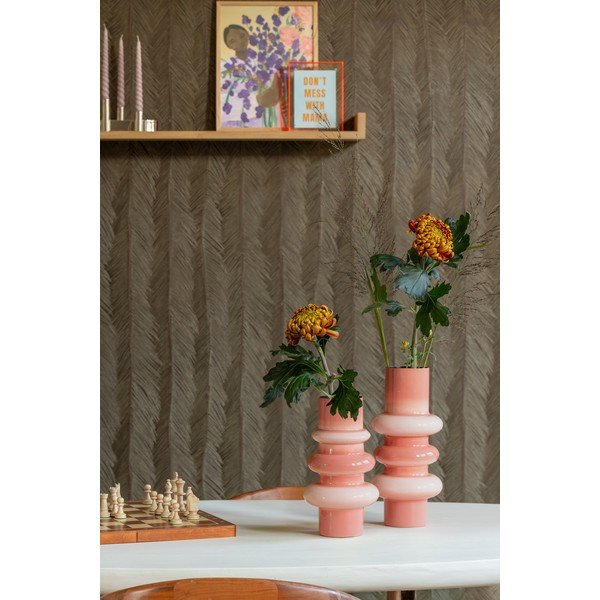 Rózsaszín vas váza (magasság 30 cm) Grato – PT LIVING-image-1