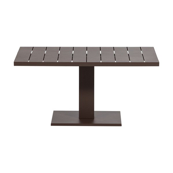 Fém kerti étkezőasztal 80x100 cm Tesso – WOOOD