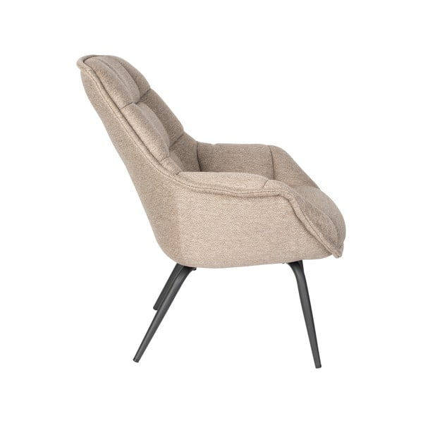 Bézs fotel Comfortable – White Label-image-3