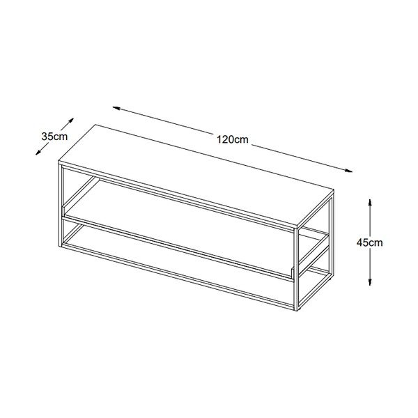 Natúr színű cipőtartó Rivoli – Unique Furniture-image-2