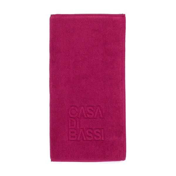 Piros pamut fürdőszobai szőnyeg, 50 x 70 cm - Casa Di Bassi