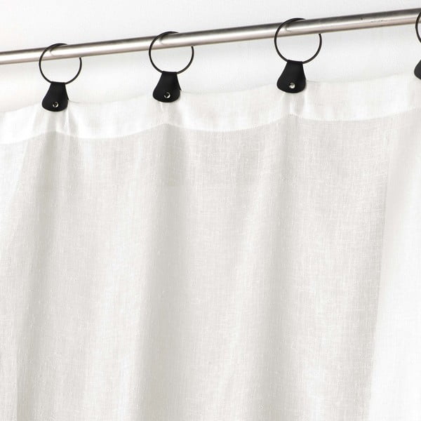Fehér átlátszó függöny 140x240 cm Linka – douceur d'intérieur-image-1