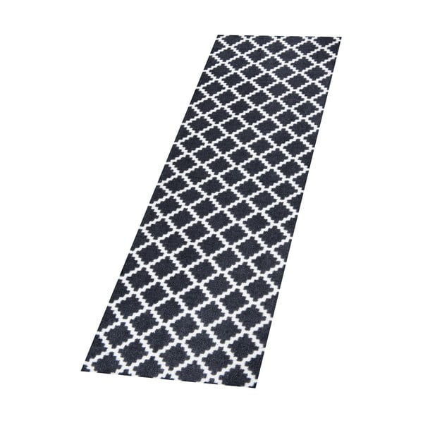 Elegance fekete-fehér futószőnyeg, 50 x 150 cm - Zala Living-image-1