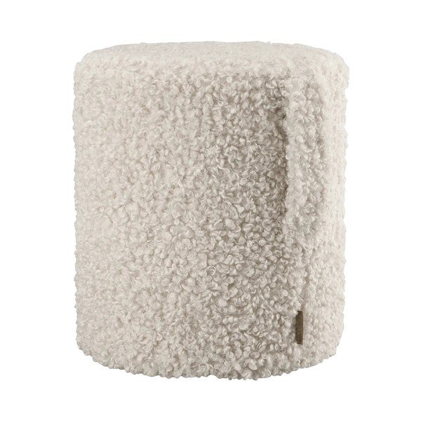 Bézs buklé puff Teddy – Blomus