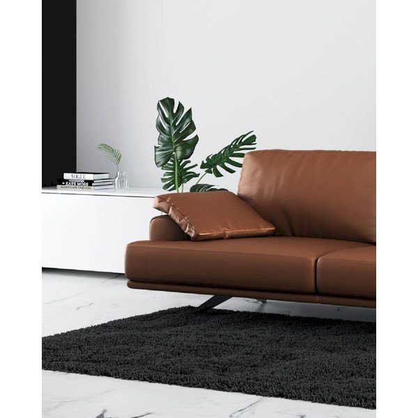Konyakbarna bőr kanapé 220 cm Prado – MESONICA-image-3