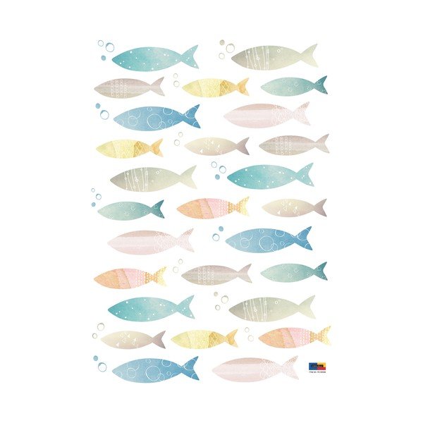 Fish Wall öntapadós matrica - Ambiance-image-1