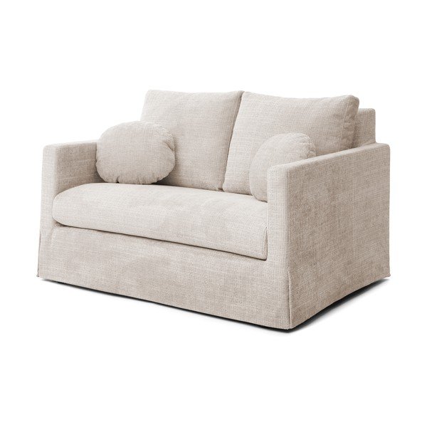 Krémszínű kanapé 140 cm Paphos – Ropez
