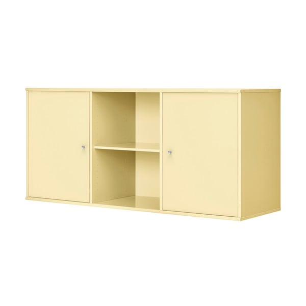 Világossárga alacsony függő komód 133x61 cm Mistral – Hammel Furniture-image-1