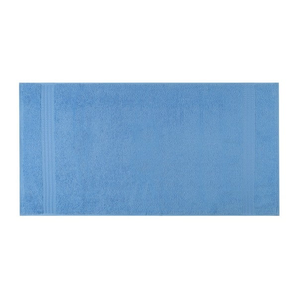 Sky kék törölköző 100% pamutból, 50 x 90 cm