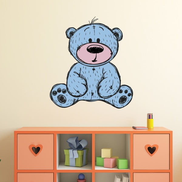 Teddy Bear falmatrica gyerekeknek, 60 x 55 cm - Ambiance