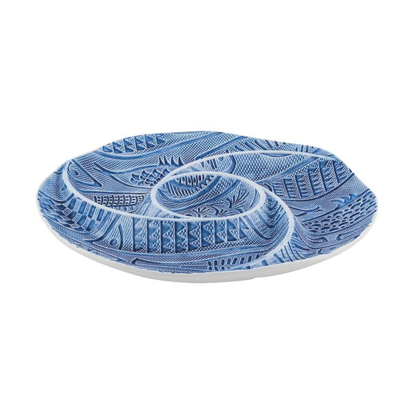 Maris kék porcelán tálaló tányér, 34 x 35 cm - Villa Altachiara