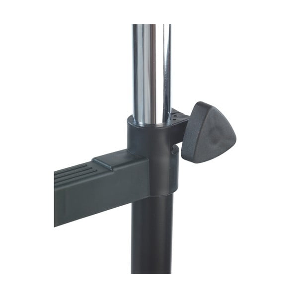 Fekete fém teleszkópos-gurulós ruhatartó állvány All In – Wenko-image-4