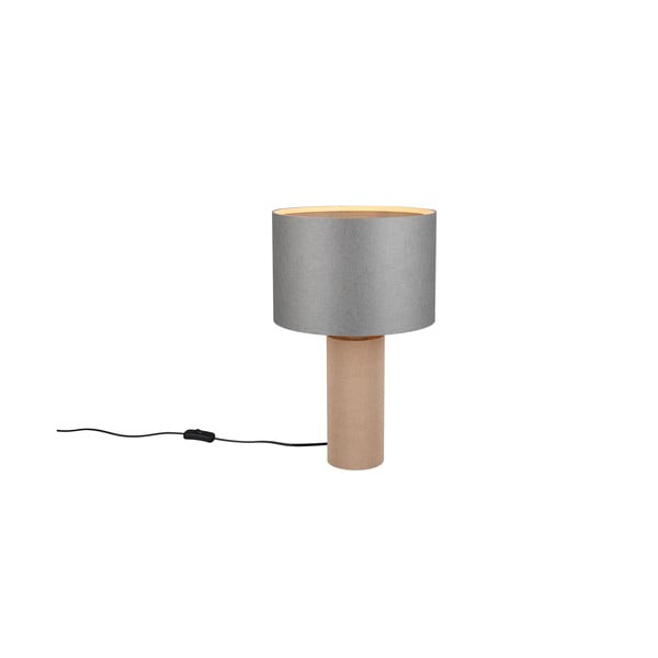 Szürke-bézs asztali lámpa (magasság 48 cm) Canio – Trio-image-3