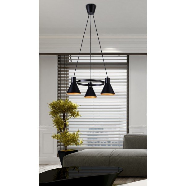 Fekete-bronzszínű függőlámpa More – Candellux Lighting-image-1