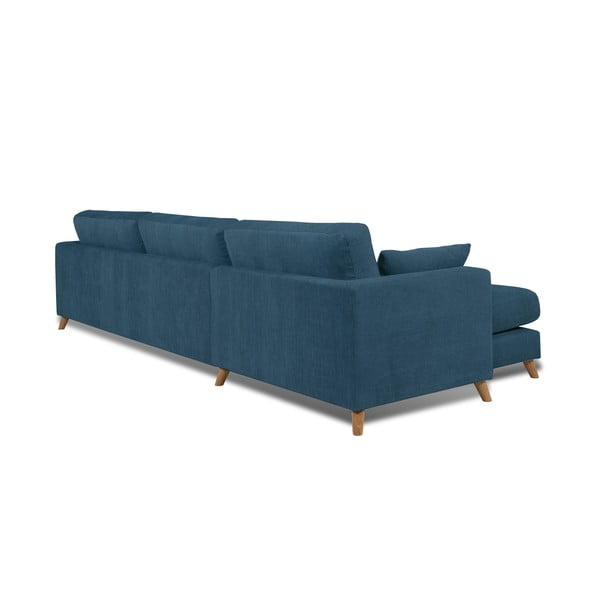 Sötétkék sarokkanapé (bal oldali) Faria - Scandic-image-2