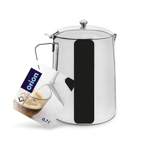 Ezüstszínű rozsdamentes acél vízforraló kanna 700 ml Anett – Orion-image-3