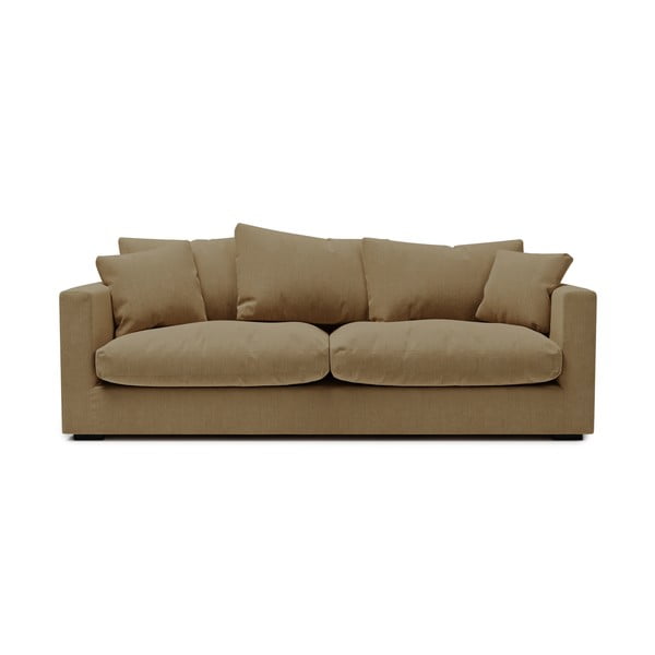 Bézs kordbársony kanapé 220 cm Comfy – Scandic