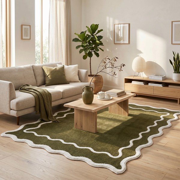 Sötétzöld szőnyeg 120x170 cm Dolce – ESTE-image-1