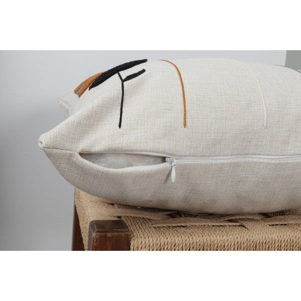 Len párnahuzat 43x43 cm Sunflower – Mioli Decor-image-4