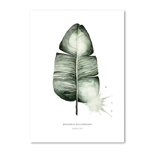 Banana Leaf plakát, 21 x 29,7 cm - Leo La Douce