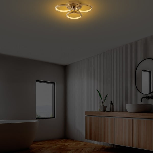 Aranyszínű LED mennyezeti lámpa ø 17 cm Halka – Opviq lights-image-3