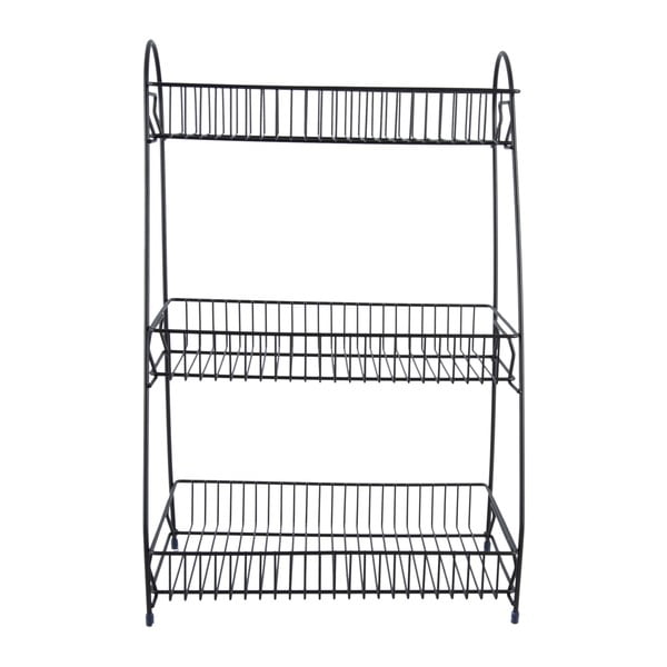 Tidy fekete fém konyhai állvány 3 polccal - PT LIVING-image-2