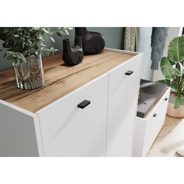 Fehér-natúr színű cipőtartó Lucena – Germania-image-1