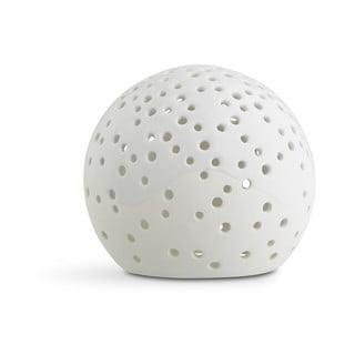 Nobili fehér csontporcelán karácsonyi gyertyatartó, ⌀ 14 cm - Kähler Design