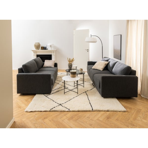 Kerek tárolóasztal márvány asztallappal ø 52 cm Avila – Actona-image-3