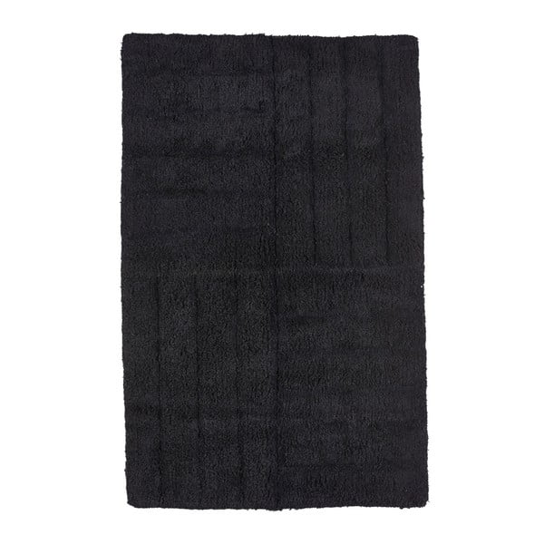 Classic fekete fürdőszobai szőnyeg, 50 x 80 cm - Zone